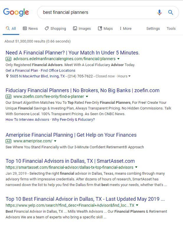 Google Results Google Search Ads