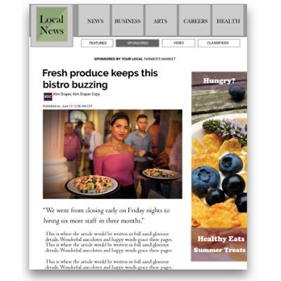 Message Article Example